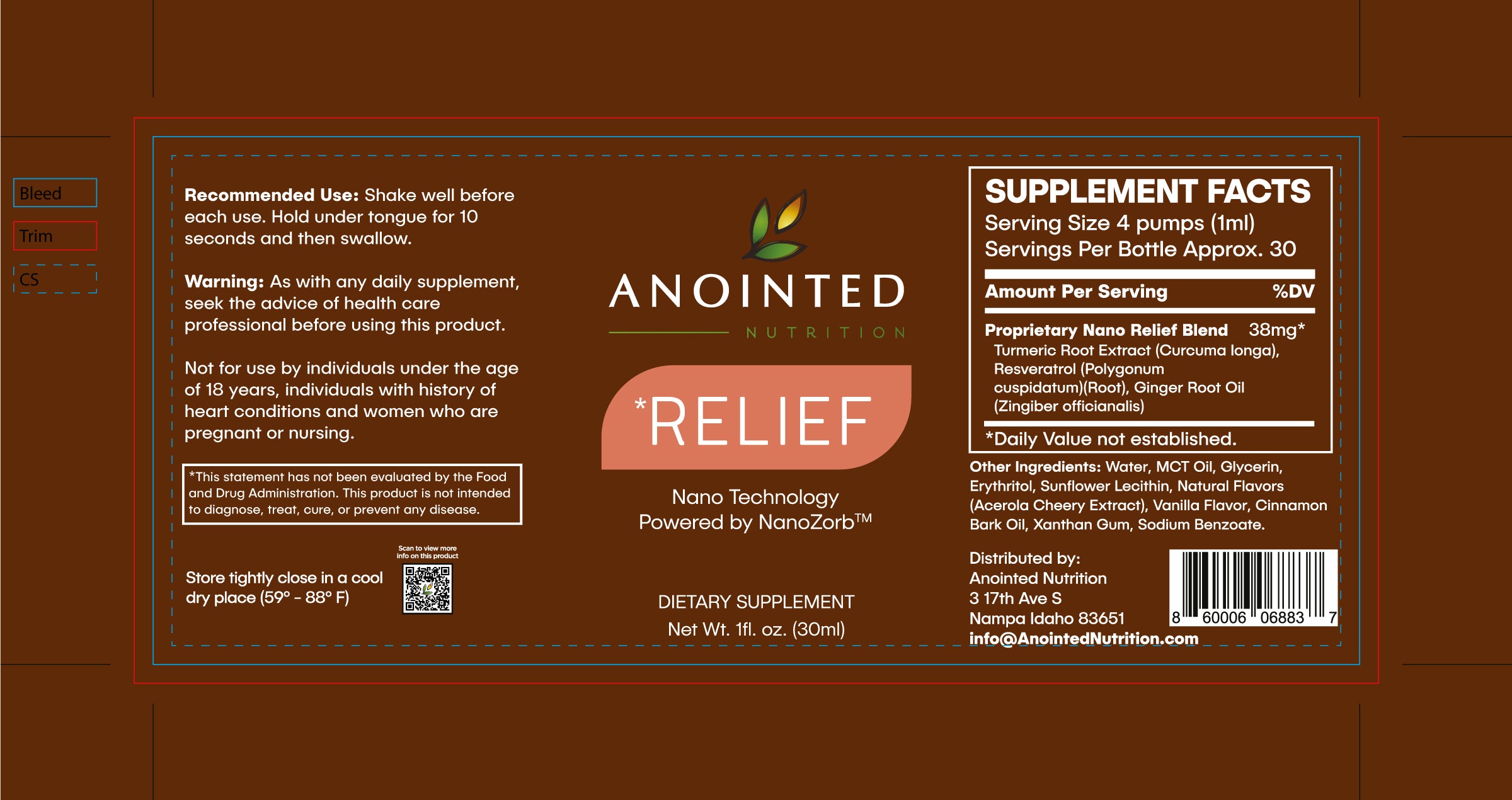 Anointed Nutrition Relief